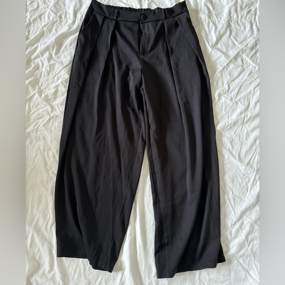 SHEIN Plus High Wasted Fold Pleated Tailored Plants. Size XL (12).